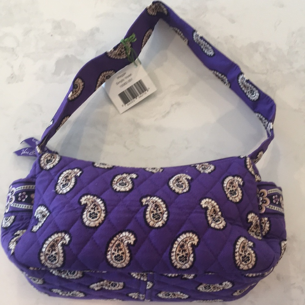 Vera Bradley Simply Violet Maggie Bag - NEW